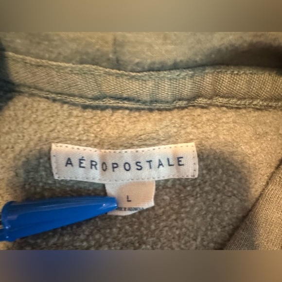 Aeropostale Green Sweater with Vintage Graphics Size L - Picture 12 of 13